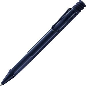 Vintage Lamy Safari Ballpoint Pen Blue w Black Clip Ergonomic Grip German Made